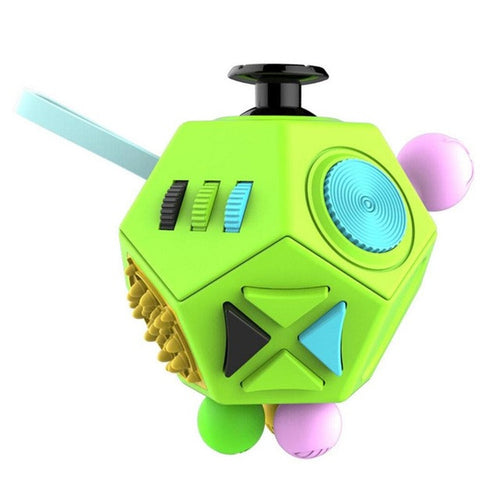 12-Sided Cube - Green/Blue