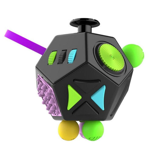 12-Sided Cube - Black/Green