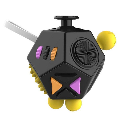 12-Sided Cube - Black